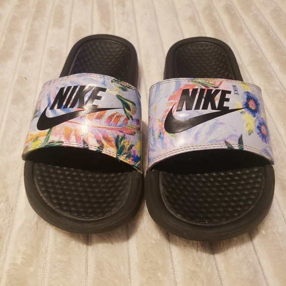 Nike Women Benassi JDI Floral Print slide DEADSTOCK 6 - Picture 7 of 8